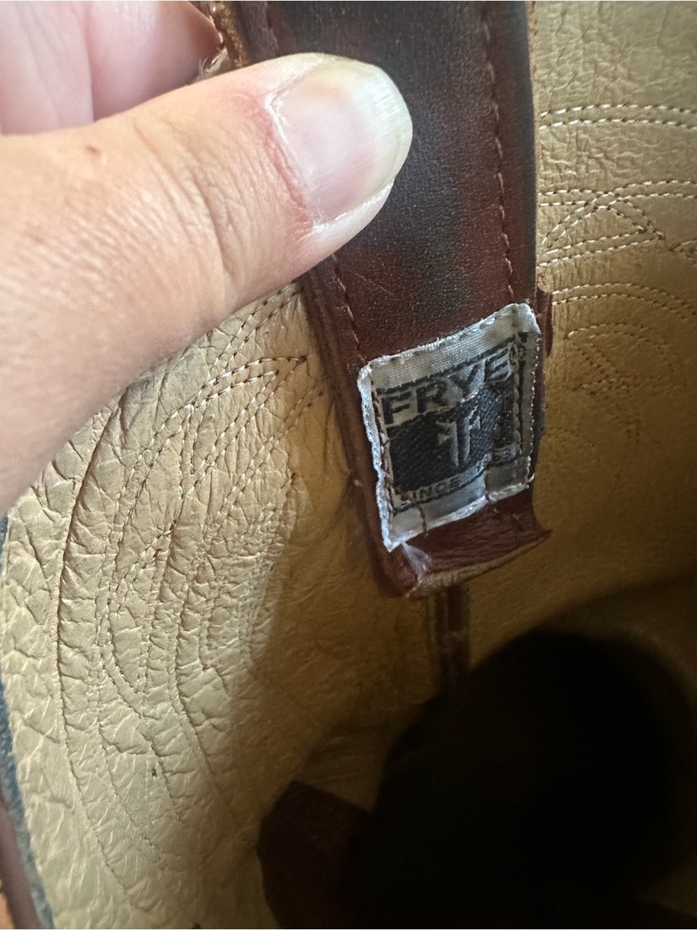 Frye Leather Cowgirl Boots Women’s 9.5 - Picture 4 of 10